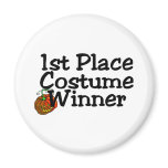 1st Place Costume Winner Pumpkin Refrigerator Magnet