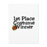 1st Place Costume Winner Pumpkin Post Cards