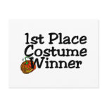 1st Place Costume Winner Pumpkin Post Cards