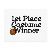 1st Place Costume Winner Pumpkin Post Cards