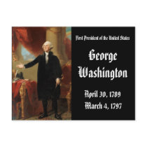 1st President Of the United States George Washingt Postcards
