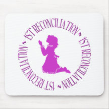 1st Reconcilation - First Confession (girl) Mouse Pad