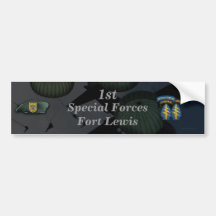 1st special forces Fort Lewis Bumper Sticker