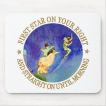 1ST STAR ON YOUR RIGHT, STRAIGHT ON UNTIL MORNING MOUSE MATS