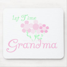 1st Time Grandma Mousepads