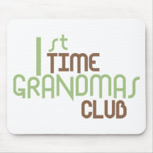 1st Time Grandmas Club (Green) Mousemat