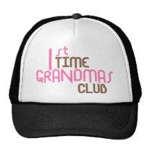 1st Time Grandmas Club (Pink) Hat