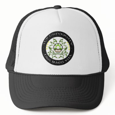 1up University Mesh Hat by danime4