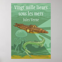 20000 lieues sous les mers - Jules Verne Posters