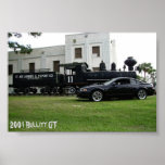2001 Bullitt Mustang Poster