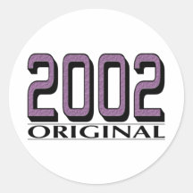2002 Original Round Stickers