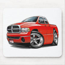 2003-08 Ram Quad Red Truck Mouse Pads