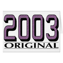 2003 Original Greeting Card