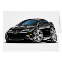 2004-06 GTO Black Car Greeting Card