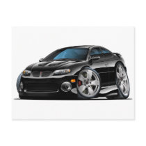 2004-06 GTO Black Car Post Card