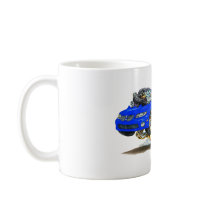2004-06 GTO Blue Car Coffee Mugs