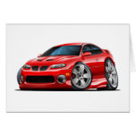2004-06 GTO Red Car Greeting Cards