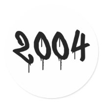 2004 ROUND STICKERS