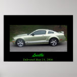 2006 Legend Lime Mustang GTA posters