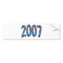 2007 BUMPER STICKER