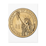 2007 Presidential One Dollar Coin from U.S. Mint Post Cards