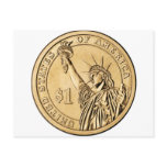 2007 Presidential One Dollar Coin from U.S. Mint Post Card