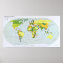 2007 World Map Poster