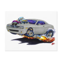 2008-10 Challenger Grey Car Postcard