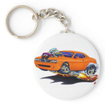 2008-10 Challenger Orange Car Keychain