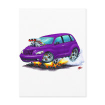 2008-10 PT Cruiser Purple Car Post Card