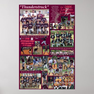 2008 10u Loudoun Longhorns Poster by wkirkendale