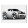 2008-2010 Challenger White Car Greeting Card