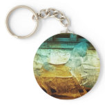 2008 Amber/Turquoise 3 Horse Keychain