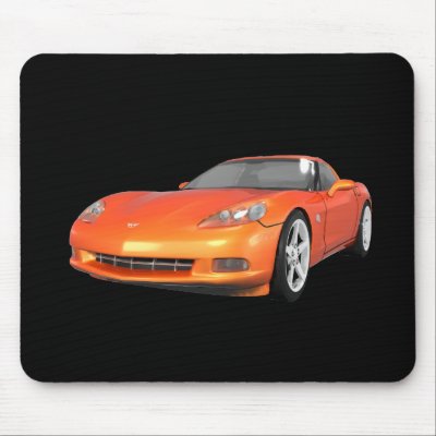 2008 Corvette: Sports Car: Orange Finish: by spiritswitchboard