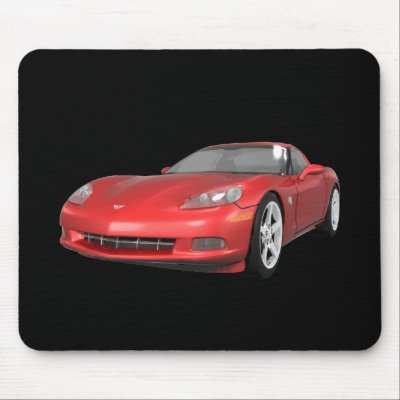 2008 Corvette: Sports Car: Red Finish: by spiritswitchboard