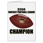 2008 Fantasy Football Champion Shop cards