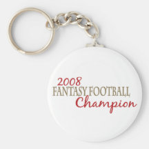 2008 Fantasy Football League Champion Keychains