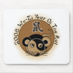 2008 Year Of The Rat Chinese Astrology Mousepad