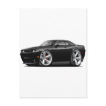 2009-11 Challenger RT Black Car Post Card