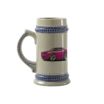 2009-11 Challenger RT Fuschia-White Car Mug