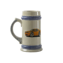 2009-11 Challenger RT Orange-Black Car Coffee Mug