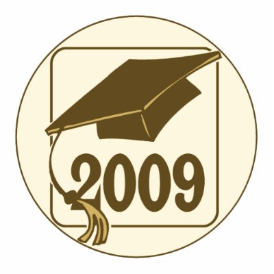 2009 Graduation Hat Design Cut Out by cutespot