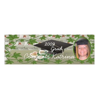 2009 Graduation Photo Bookmark by dizzypixels