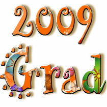 2009 Graduation Photo Sculpture on Stand