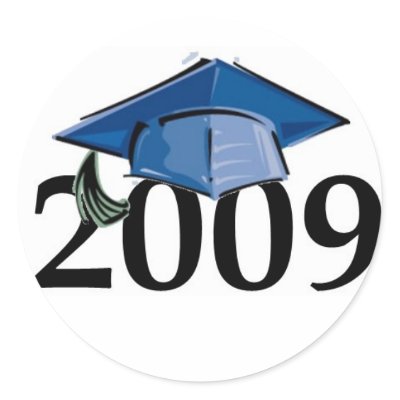 2009 Graduation sticker seal by JoyOfLife