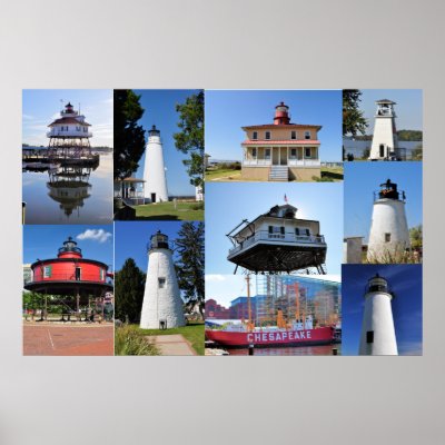 2009 Maryland Lighthouse Challenge Print by almedic104