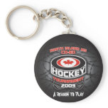 2009 MS Coed Hockey Tournament Keychain