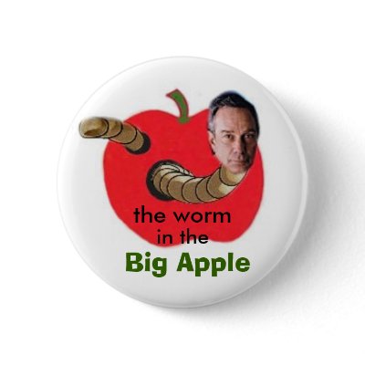 2009 NYC Mayor Anti-Bloomberg Pin by elfyboy