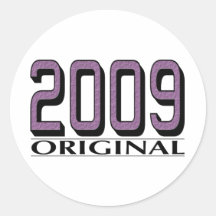 2009 Original Round Sticker