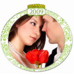 2009 Photo Christmas Ornament Acrylic Cut Out